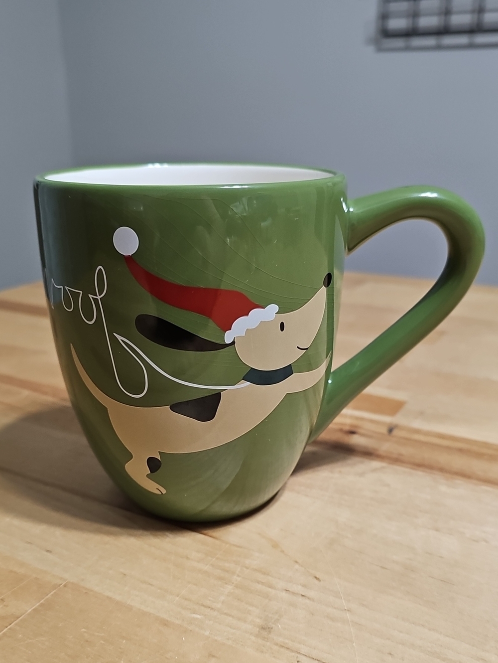 St Nicholas Square Dachshund Christmas Mug